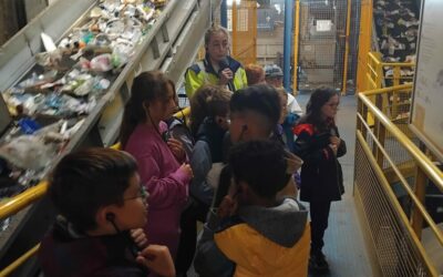 Visite du centre de tri des Châtelets